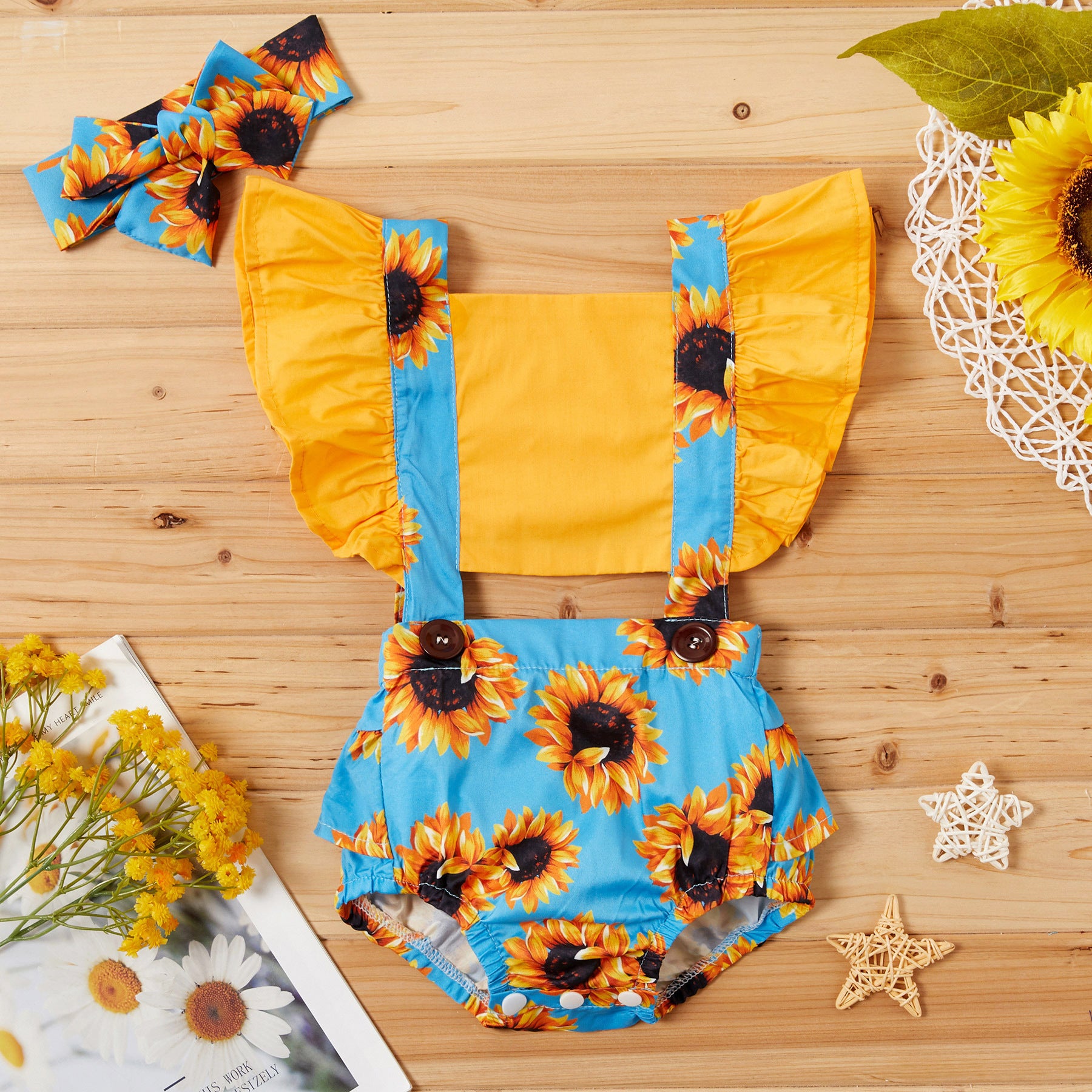 Summer Baby Romper - Strap Romper Suit