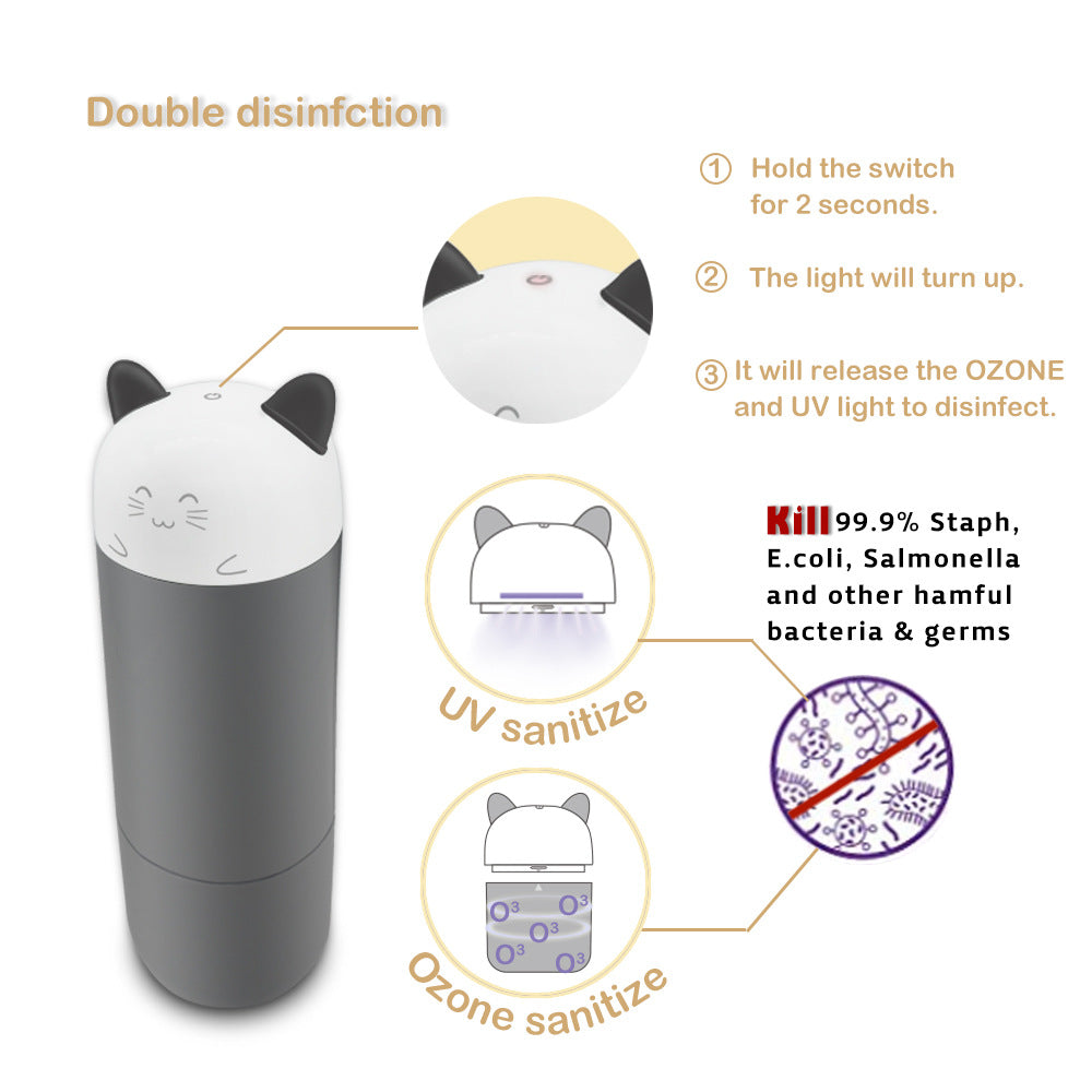 Portable Ultraviolet Rays UV Ozone Nipple Disinfection Sterilizer Rechargeable Baby Feeding Bottle