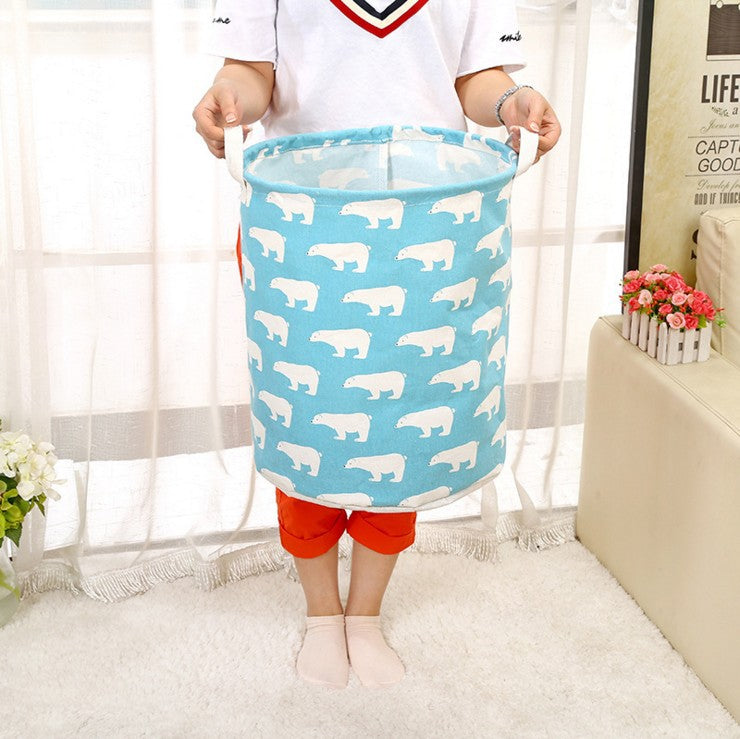 Foldable laundry basket