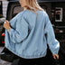 Casual Slim-fit Ladies Denim Jacket - Minihomy