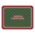 Christmas Leather American Retro Insulated Western Placemat - Minihomy