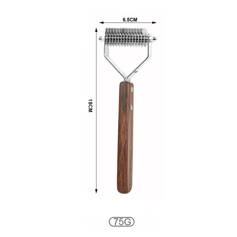 Pet Comb Solid Wood Antique Hair Removing Products - Minihomy