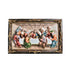 10" Brown And Gold Polyresin Last Supper Decorative Plaque Sculpture - Minihomy