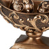 11" Brown And Gold Polyresin Decorative Bowl With Orbs - Minihomy