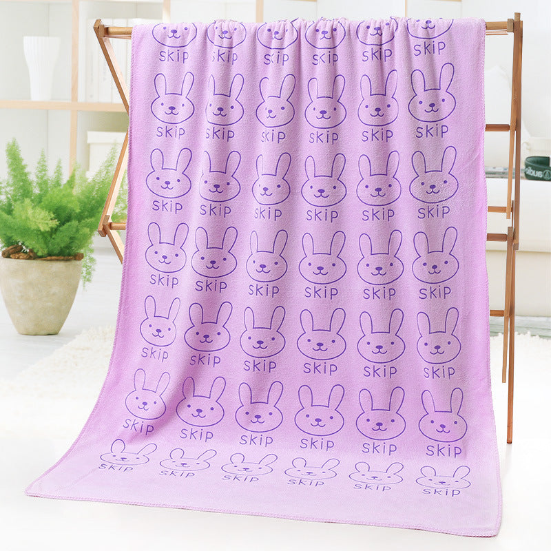 Bath towel beach towel cartoon print