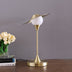 16" Gold Globe Led Table Lamp With Gold Novelty Shade - Minihomy