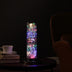 13" Silver Metal Column LED Rope Table Lamp With Clear - Minihomy