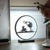 13" Black Bedside Led Table Lamp - Minihomy