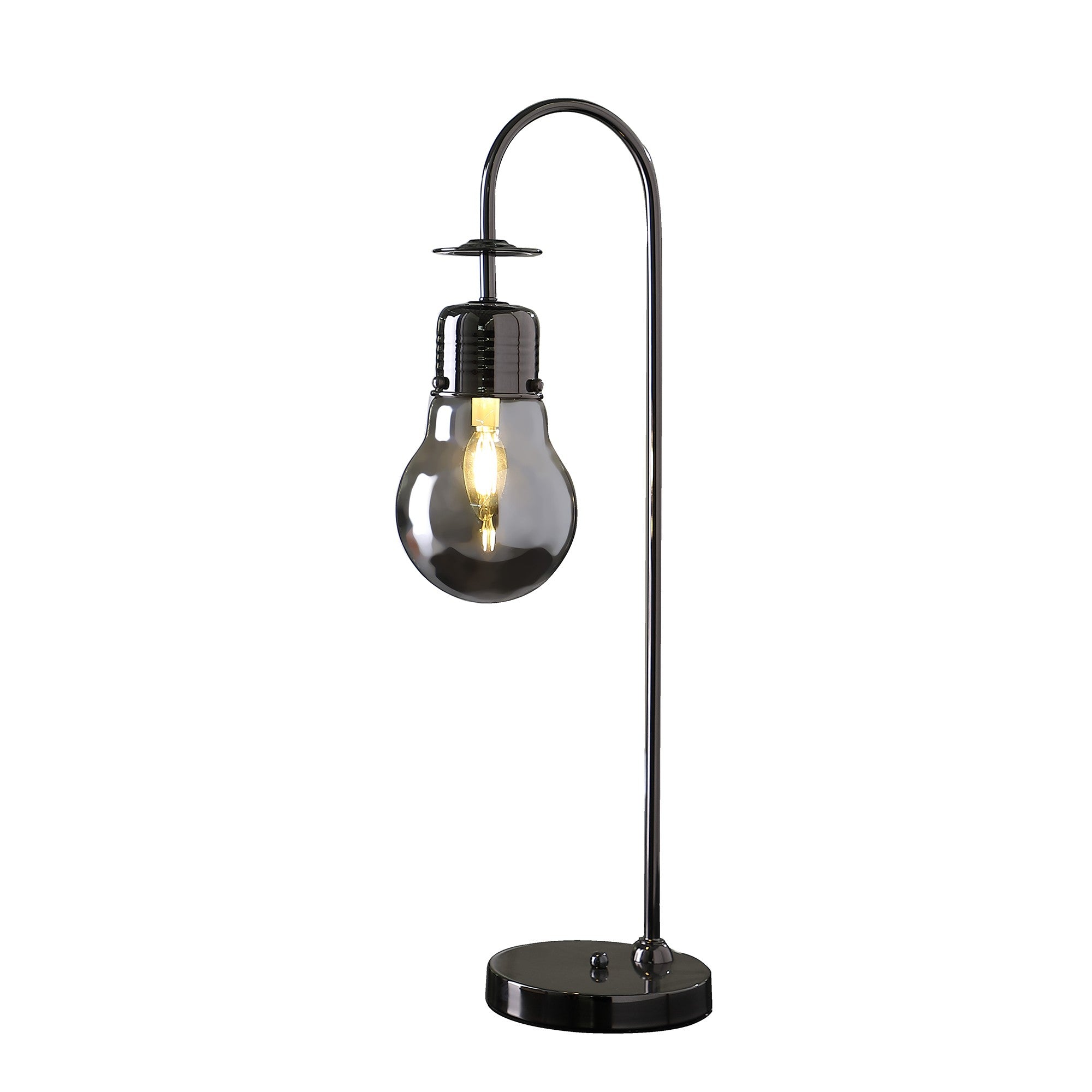 29" Black Metal Vintage Streetlight Desk Lamp - Minihomy