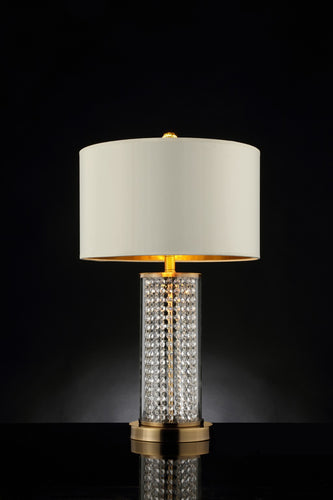 Gold Crystal Desk Lamp