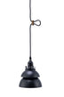 Industrial Two Tier Black Metal Hanging Light - Minihomy