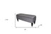 14" Black And Gray Upholstered 100% Polyester Entryway Bench With Flip Top - Minihomy