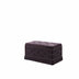 17" Gray Upholstered Velvet Entryway Bench With Flip Top - Minihomy