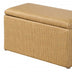 Cork Look Checkerboard Faux Leather Storage Bench and Ottoman - Minihomy