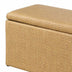 Cork Look Checkerboard Faux Leather Storage Bench and Ottoman - Minihomy