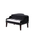 Black Velour Baby Grand Piano Storage Bench - Minihomy