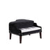 Black Velour Baby Grand Piano Storage Bench - Minihomy