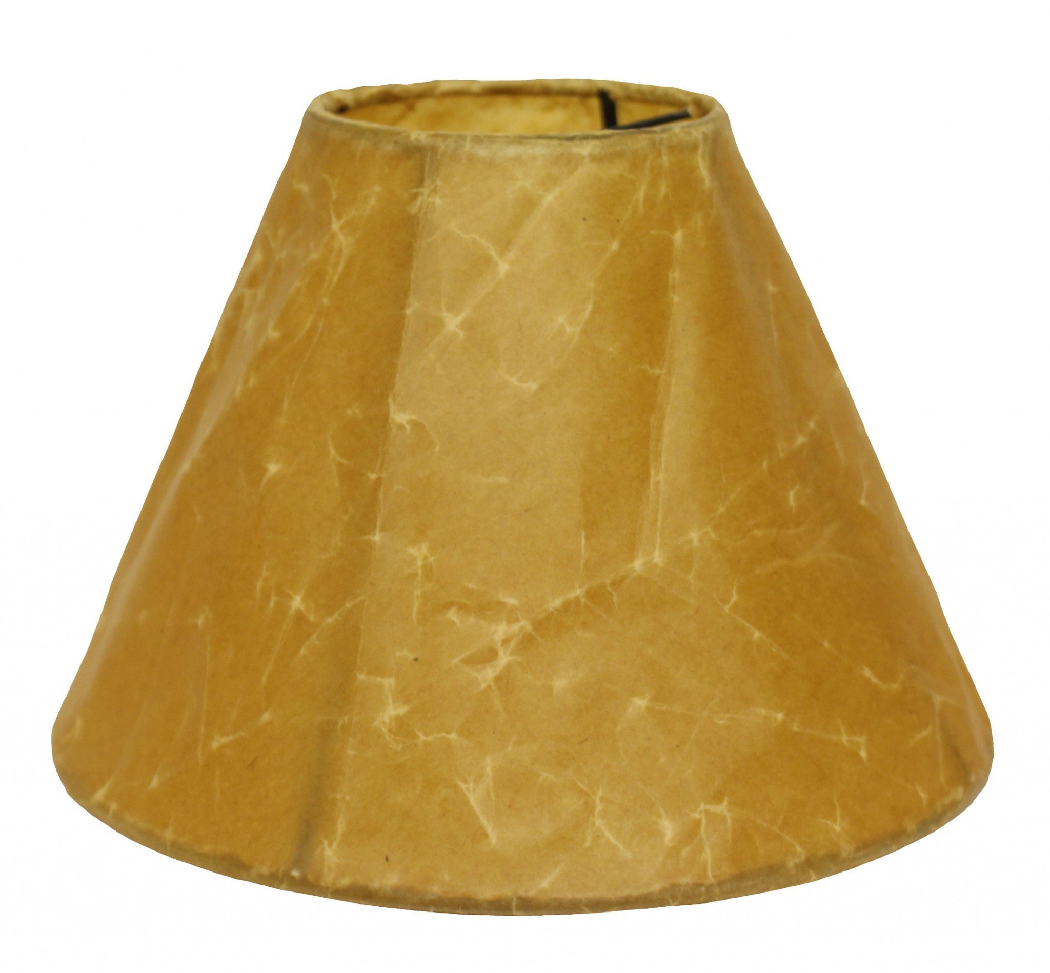 16" Brown Slanted Empire Crinkle Oil Paper Lampshade - Minihomy