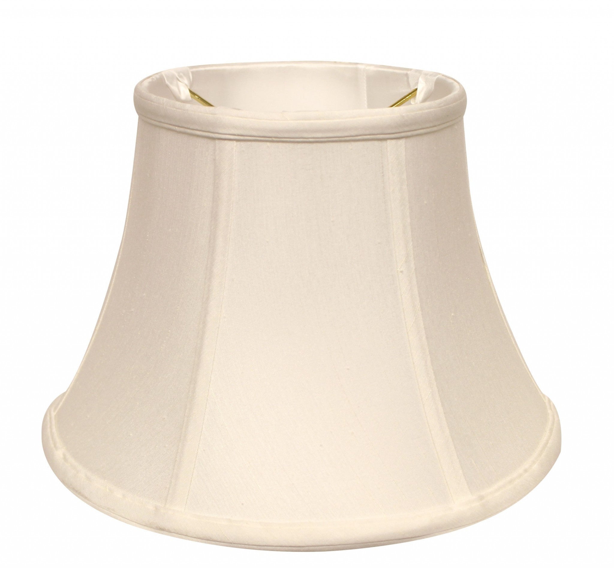 15" White Drum Monay Shantung Lampshade - Minihomy