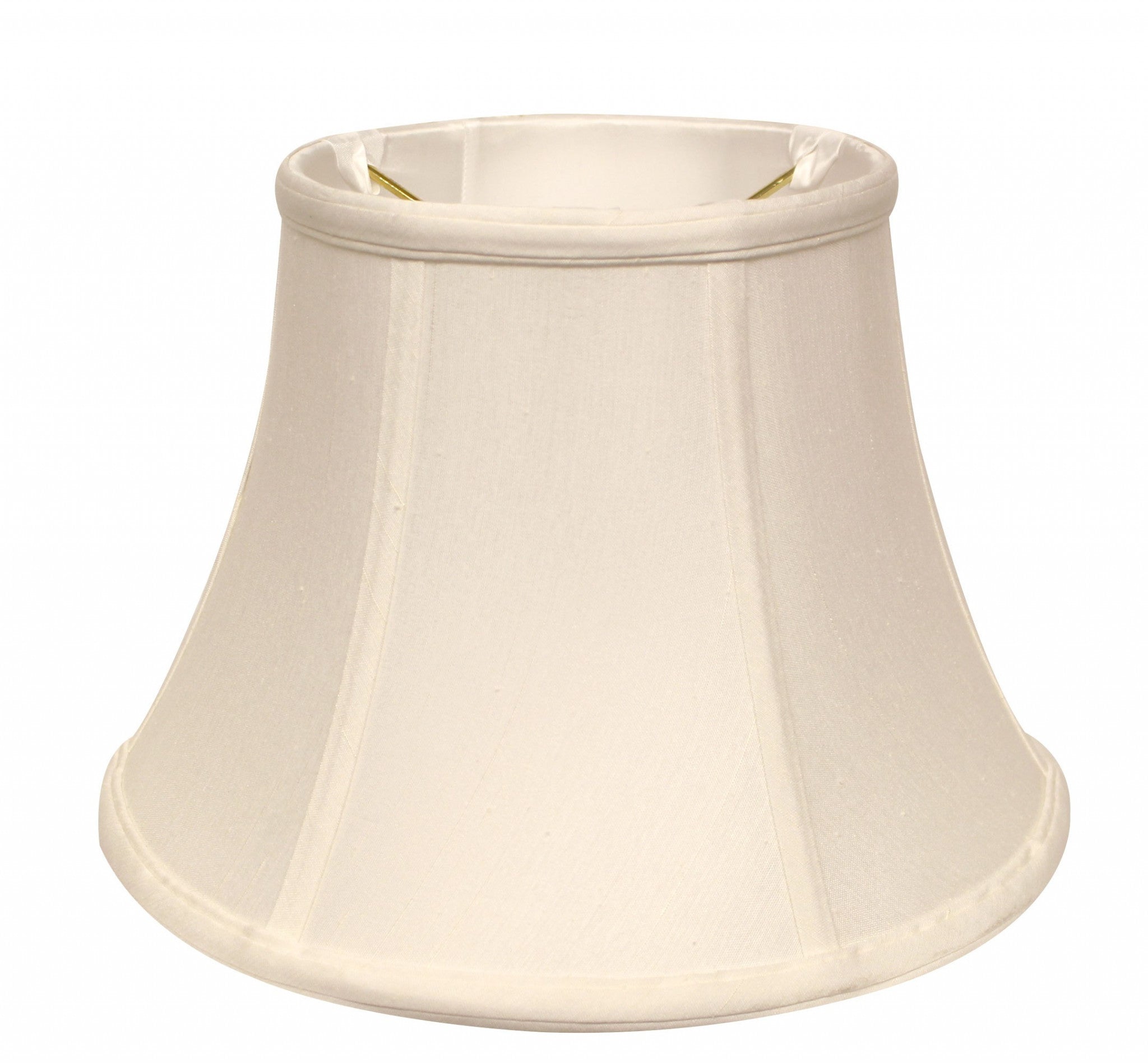 15" White Drum Monay Shantung Lampshade - Minihomy