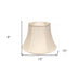 15" White Drum Monay Shantung Lampshade - Minihomy