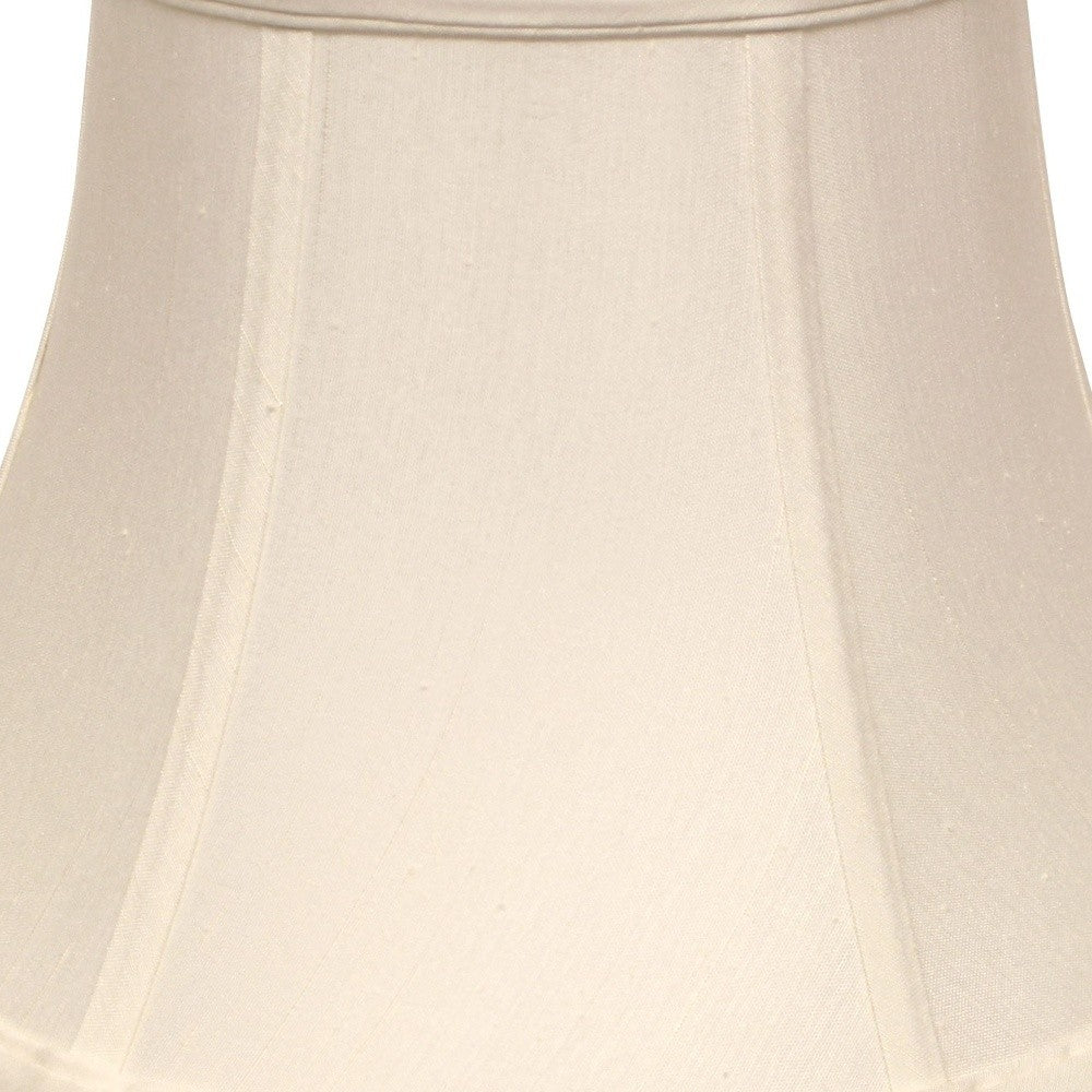 15" White Drum Monay Shantung Lampshade - Minihomy