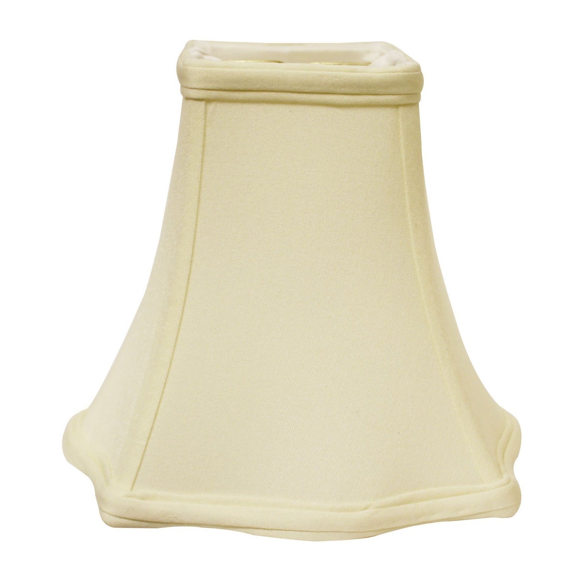 16" Ivory Premium Square No Slub Lampshade - Minihomy