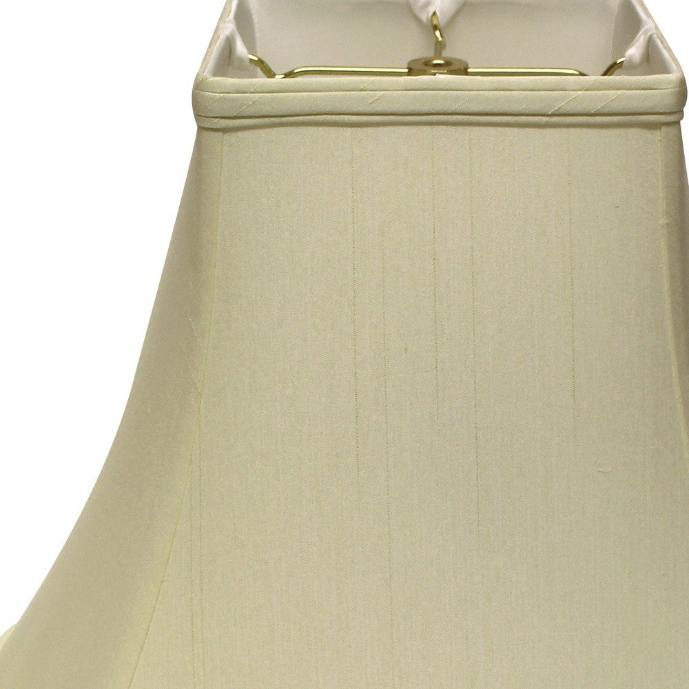 16" Ivory Premium Square Monay Shantung Lampshade - Minihomy