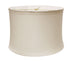 15" Snow Drum Trimmed Linen Lampshade - Minihomy