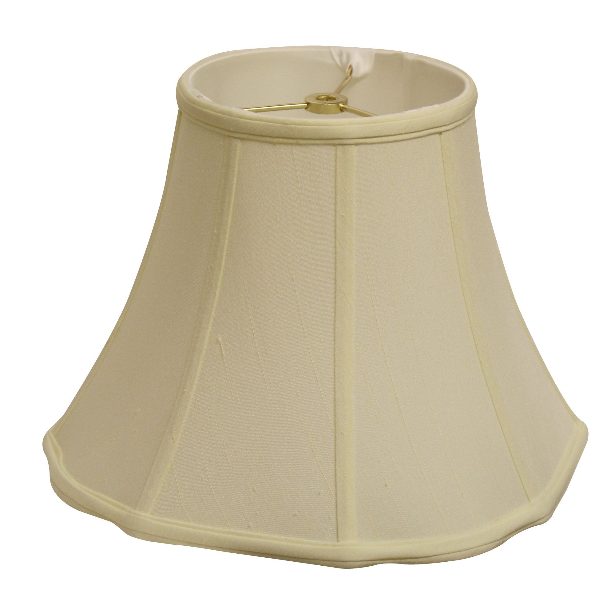 12" Ivory Octagon Monay Shantung Lampshade - Minihomy