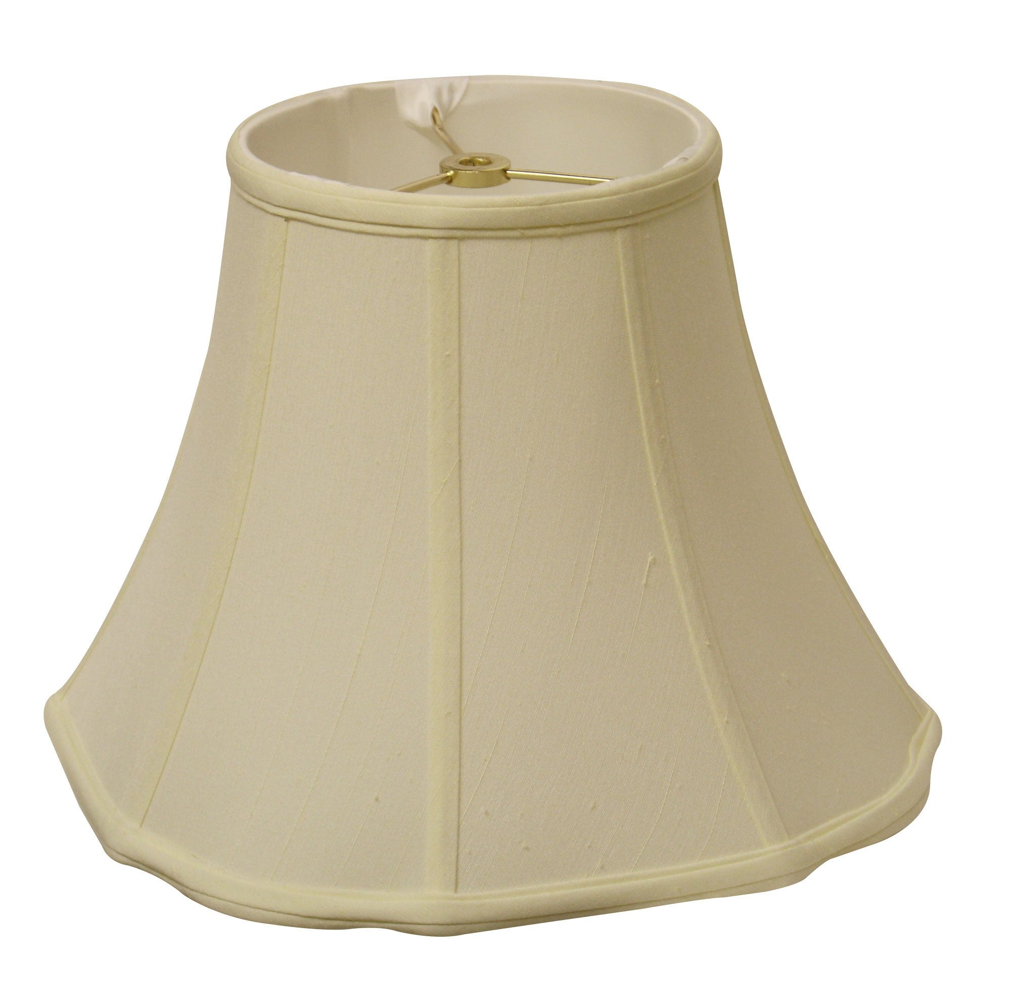 12" Ivory Octagon Monay Shantung Lampshade - Minihomy