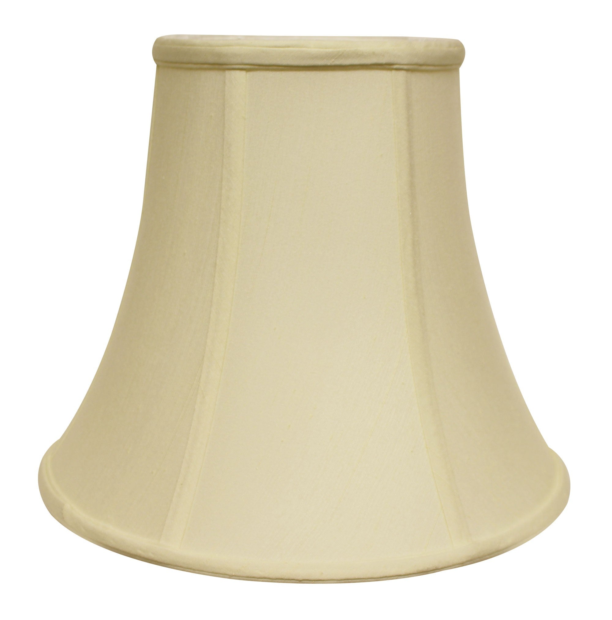 16" Ivory Premium Bell Monay Shantung Lampshade - Minihomy