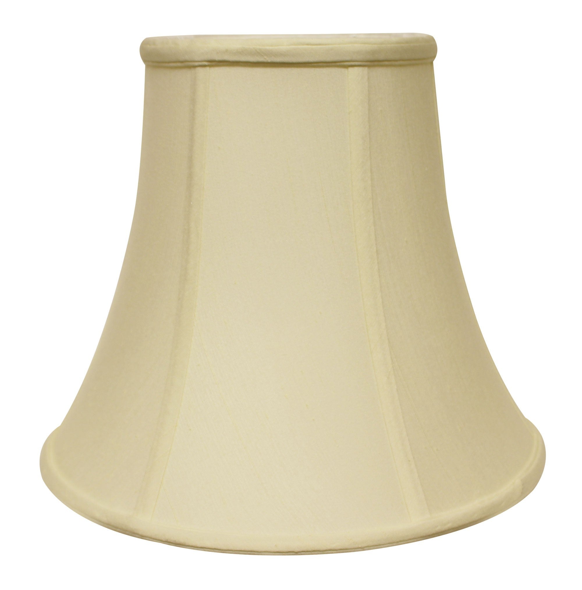 16" Ivory Premium Bell Monay Shantung Lampshade - Minihomy