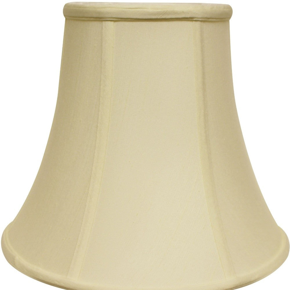 16" Ivory Premium Bell Monay Shantung Lampshade - Minihomy