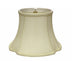 13" Ivory Reversed Oval Monay Shantung Lampshade - Minihomy