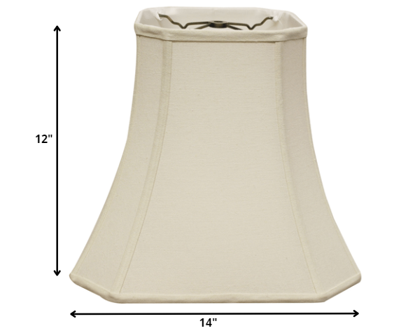 14" Inherent Slanted Square Bell Linen Lampshade - Minihomy