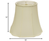 16" Ivory Premium Octagon Monay Shantung Lampshade - Minihomy