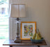 15" Cream Throwback Drum Linen Lampshade - Minihomy