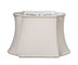 16" Cream Premium Oblong Shantung Lampshade - Minihomy