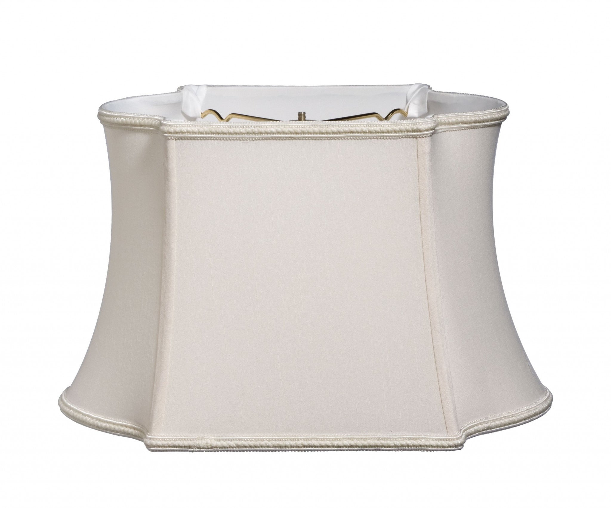 16" Cream Premium Oblong Shantung Lampshade - Minihomy