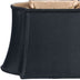 16" Black with Bronze Lining Premium Oblong Shantung Lampshade - Minihomy