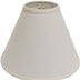 13" Off White Deep Cone Linen Lampshade - Minihomy