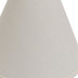 13" Off White Deep Cone Linen Lampshade - Minihomy