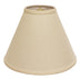 13" Parchment Biege Deep Cone Linen Lampshade - Minihomy