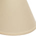 13" Parchment Biege Deep Cone Linen Lampshade - Minihomy