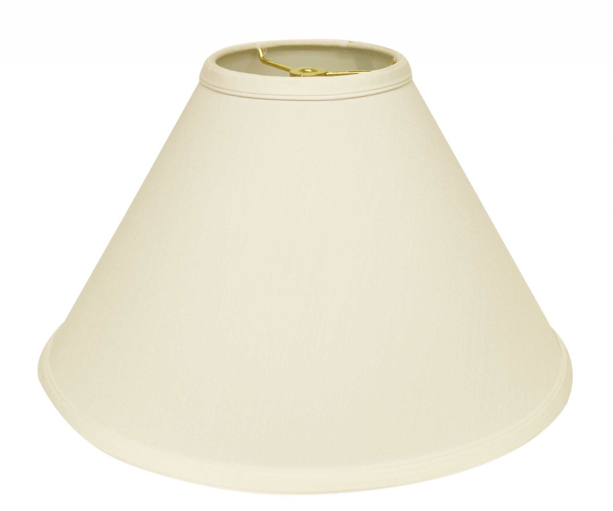 13" Ivory Deep Cone No Slub Lampshade - Minihomy