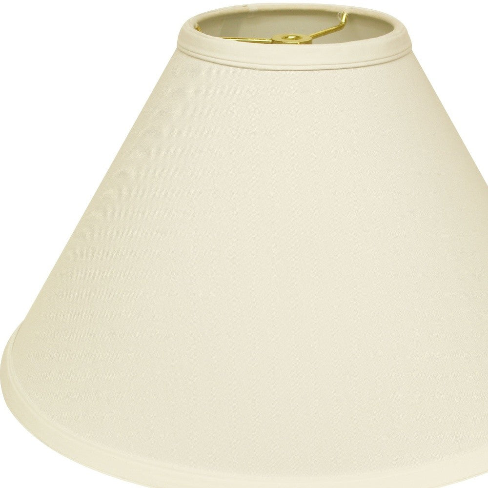 13" Ivory Deep Cone No Slub Lampshade - Minihomy