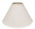 13" White Deep Cone No Slub Lampshade - Minihomy