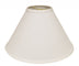 13" White Deep Cone No Slub Lampshade - Minihomy