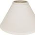 13" White Deep Cone No Slub Lampshade - Minihomy